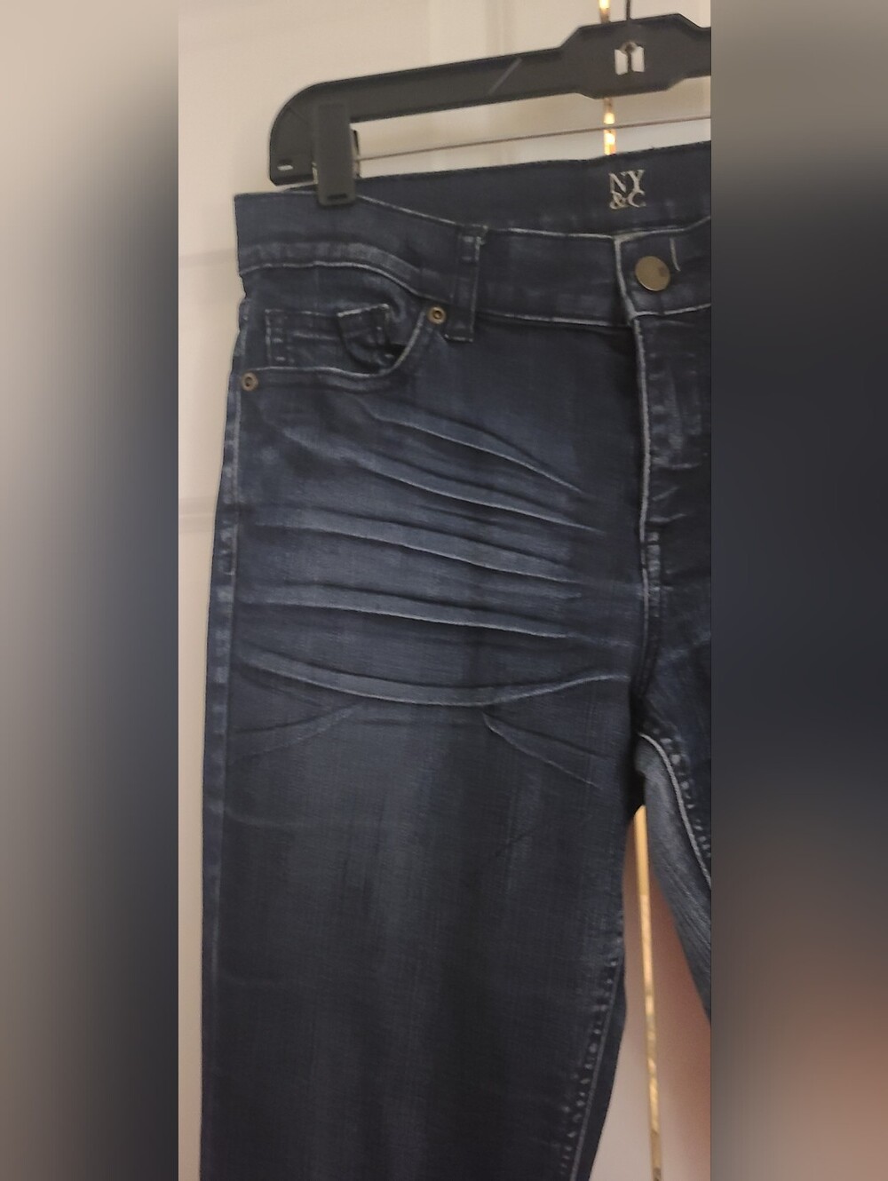 New York & Company Low Rise Bootcut Jeans- Size 8 PETITE - Picture 4 of 7